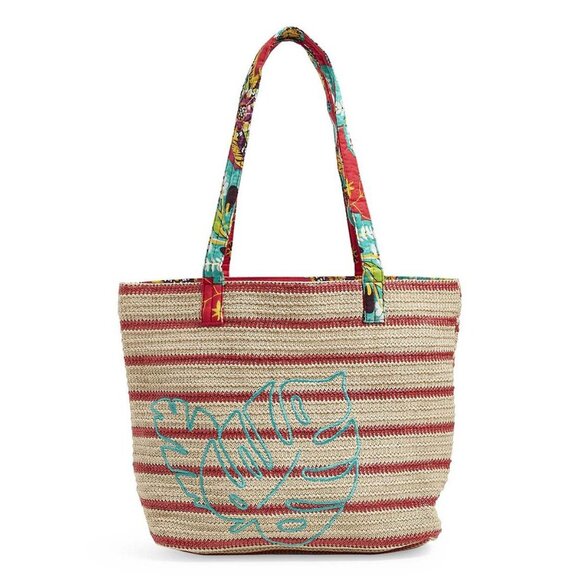 Vera Bradley Rumba Straw Beach Tote - Picture 3 of 9
